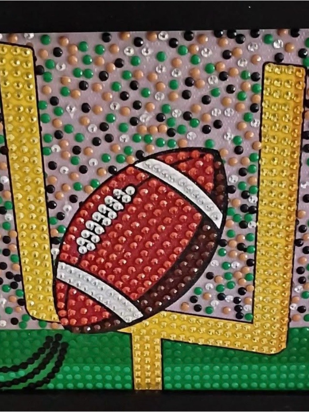 Hobby Lobby New Football Goal Diamond Art Kit